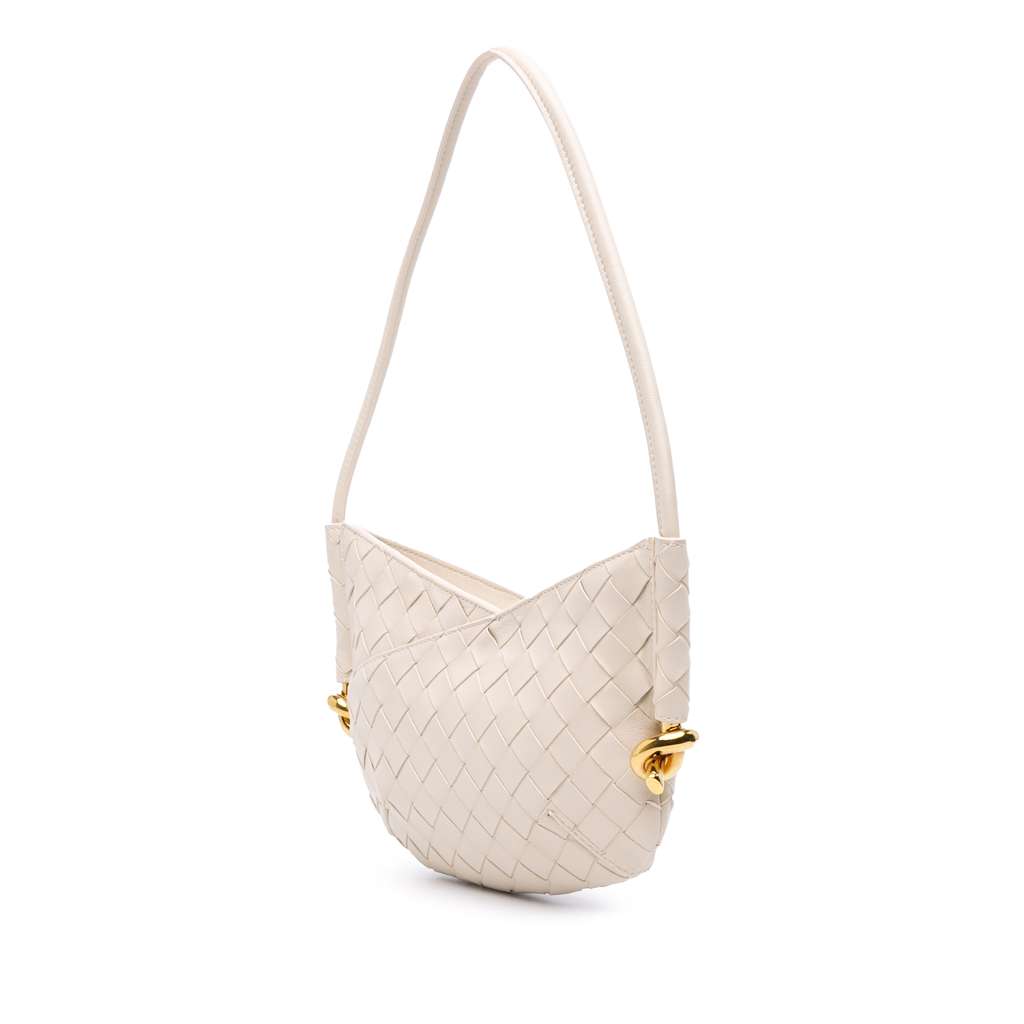 Bottega Veneta Baby Lambskin Intrecciato Solstice Shoulder Bag - 2