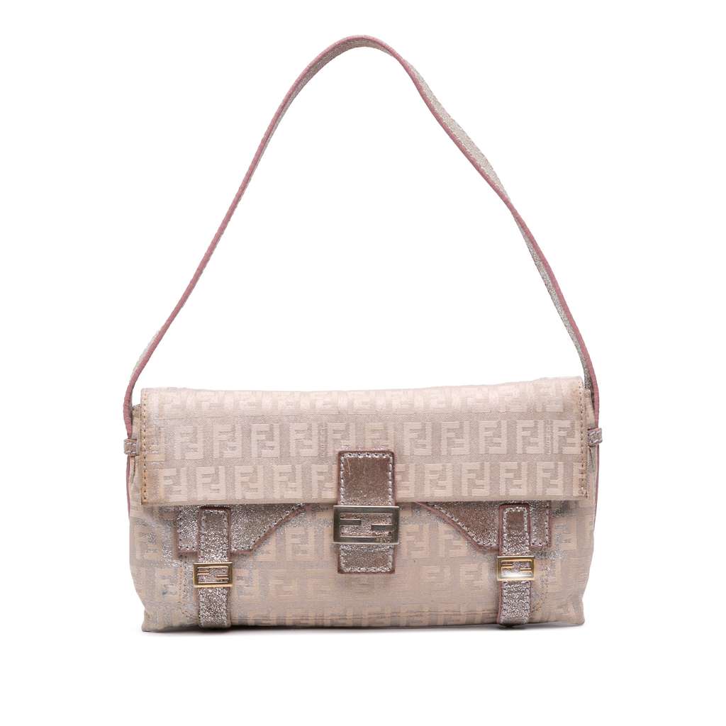 Fendi Zucchino Canvas Sweety Handbag
