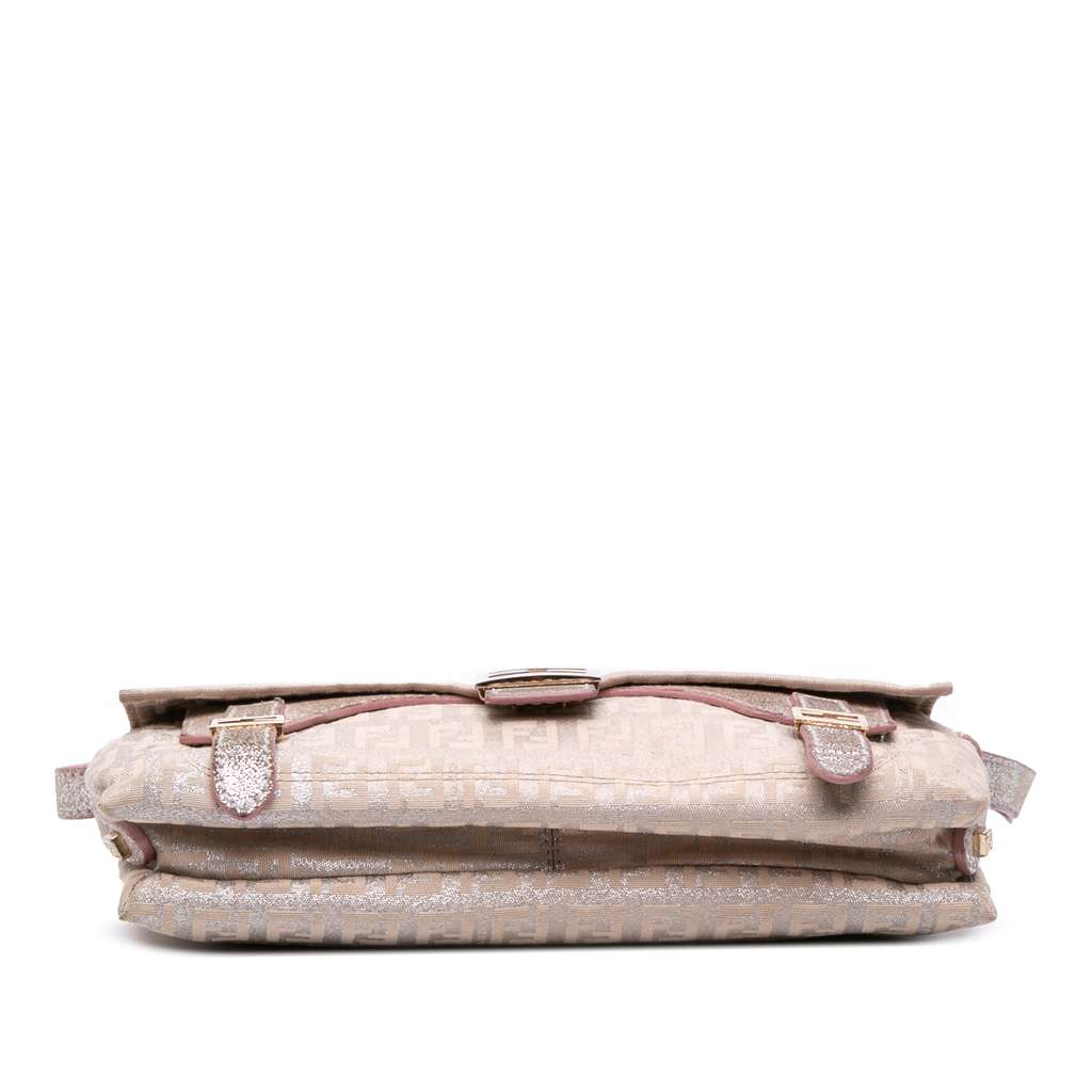 Fendi Zucchino Canvas Sweety Handbag - Image 6