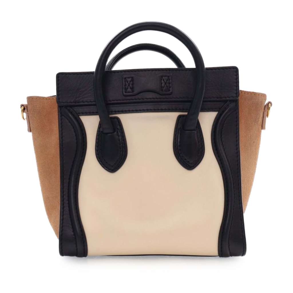 Celine Nano Tricolor Leather Luggage Tote - 4