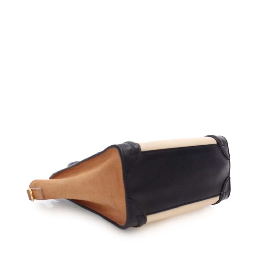 Celine Nano Tricolor Leather Luggage Tote - Detail 2