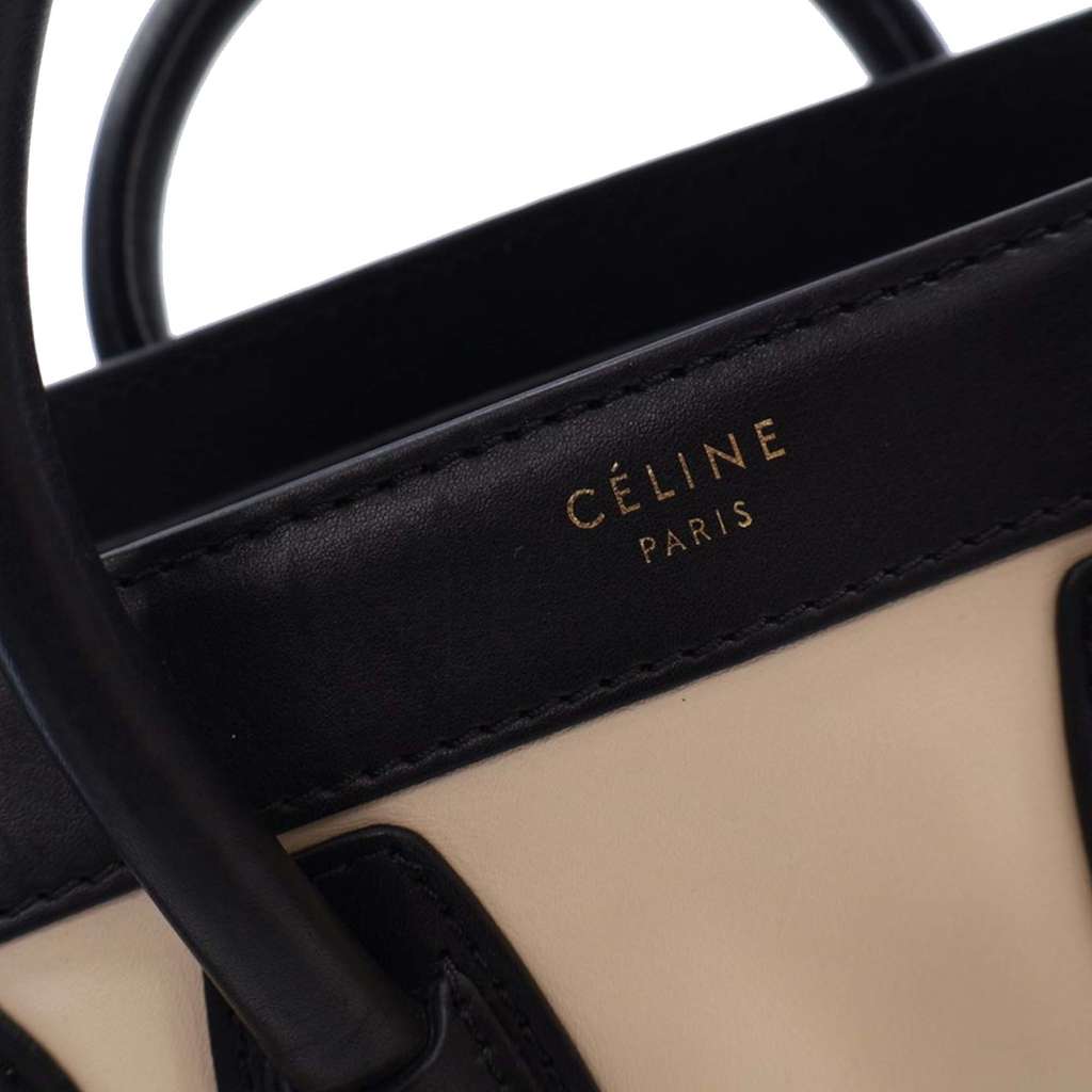 Celine Nano Tricolor Leather Luggage Tote - Image 11