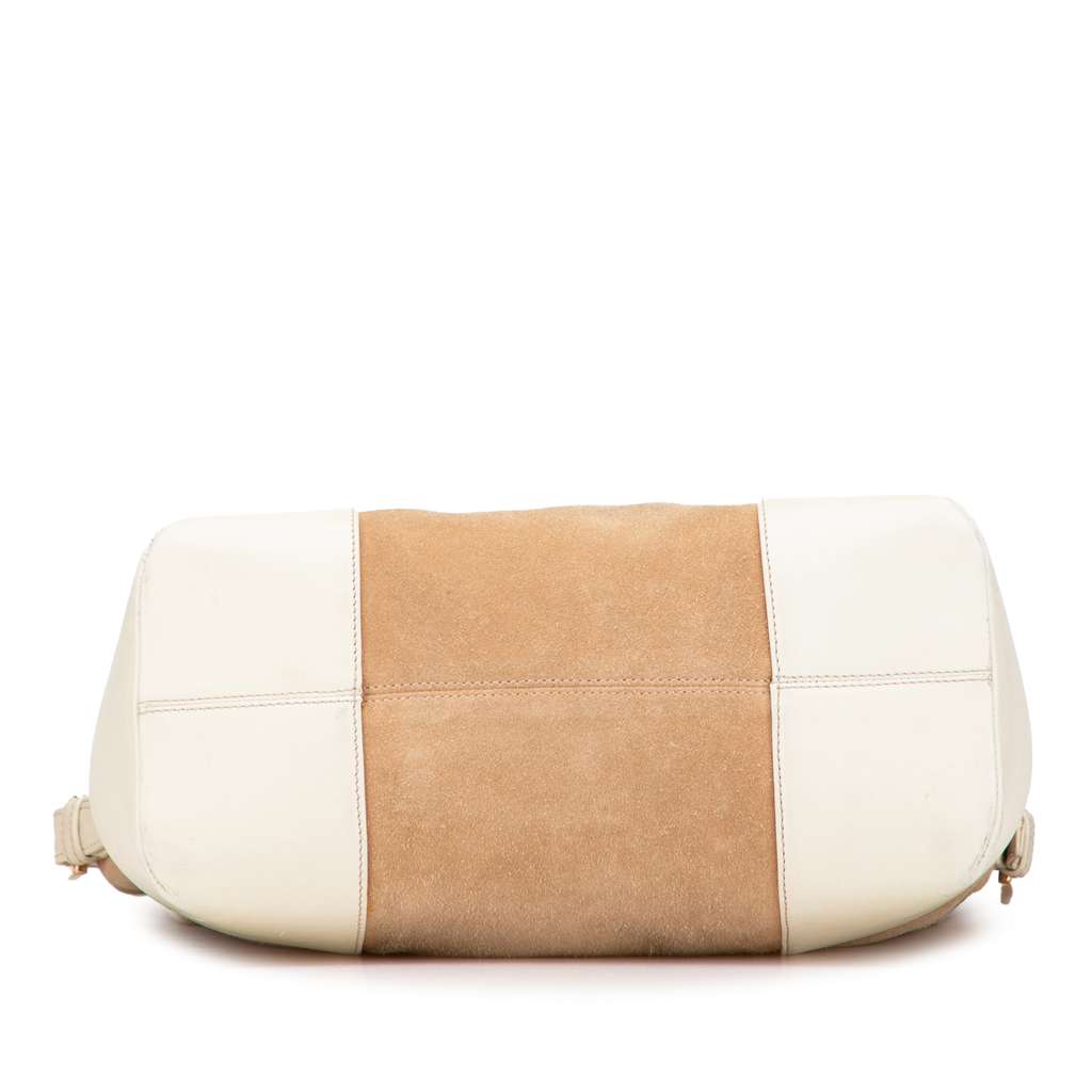 Loewe Suede Anagram Shoulder Bag - Image 6