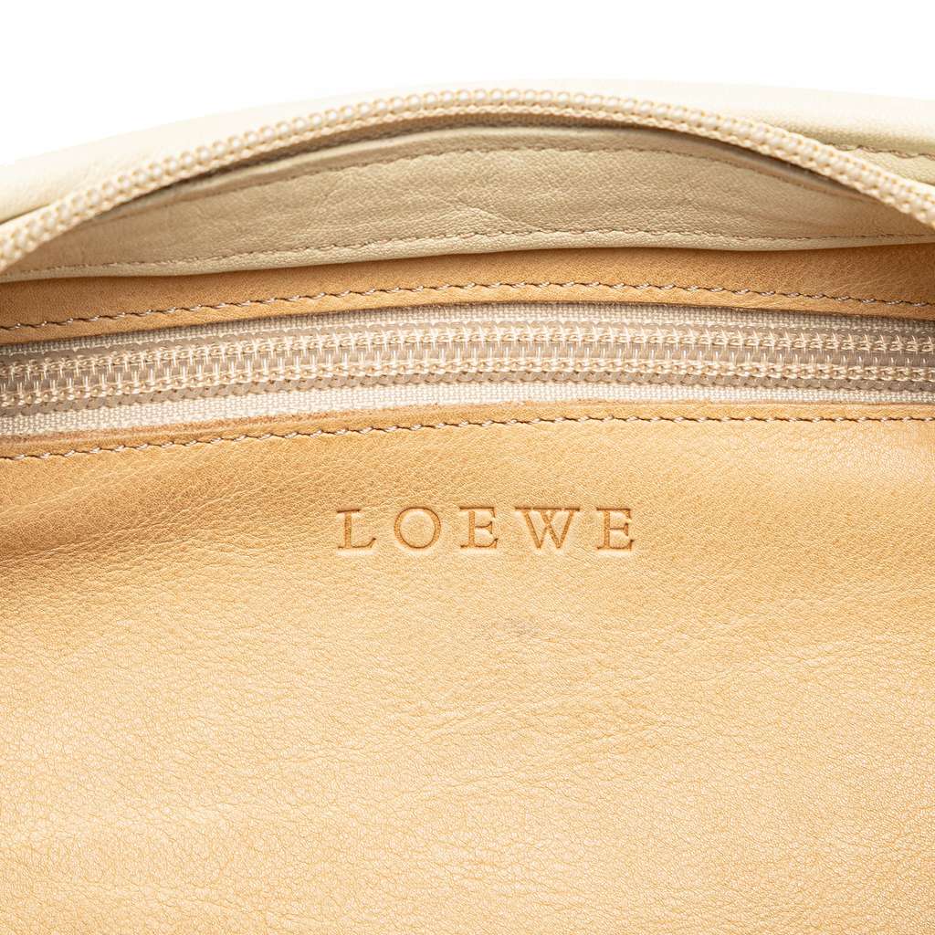 Loewe Suede Anagram Shoulder Bag - Side view