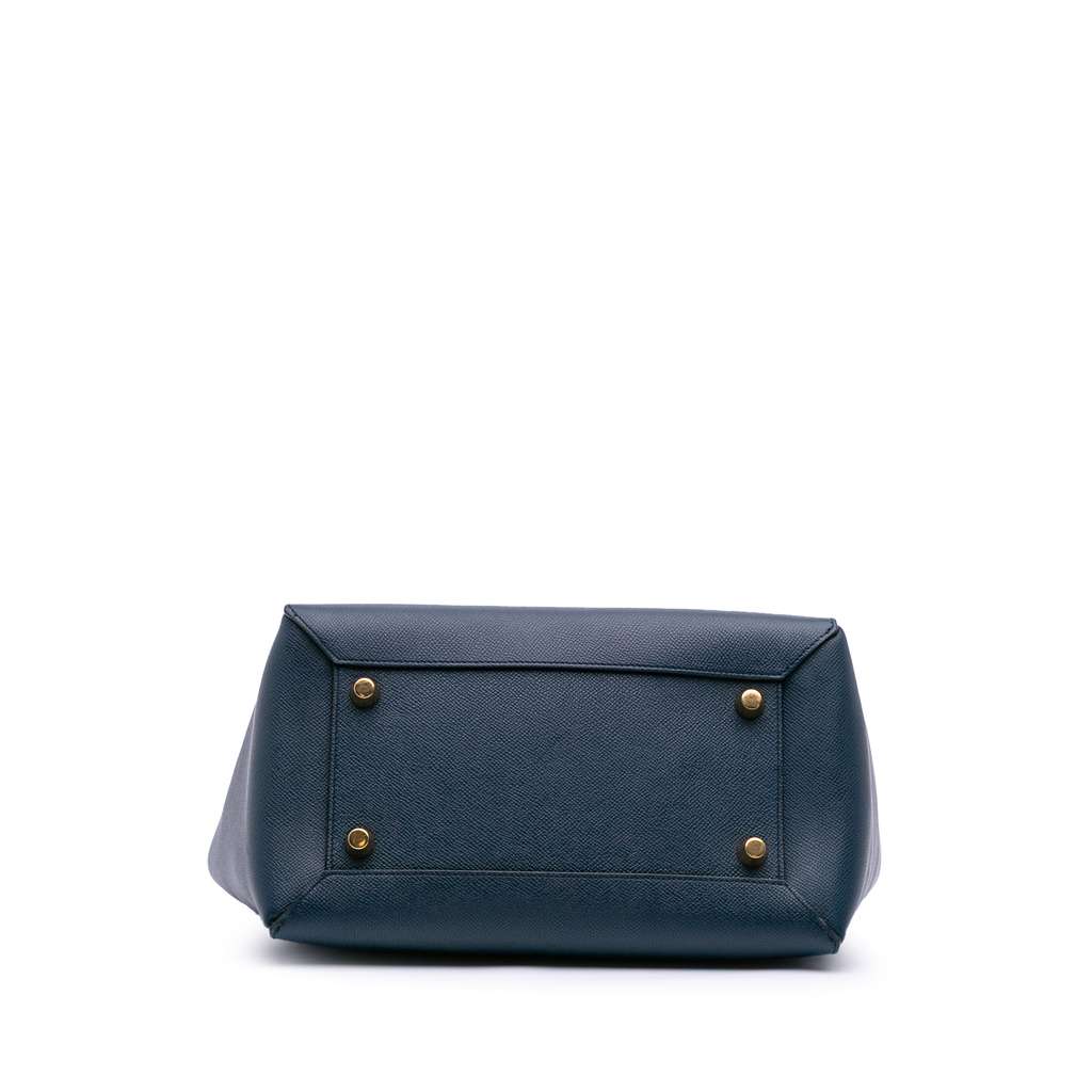Celine Mini Grained Calfskin Belt Satchel - Image 6