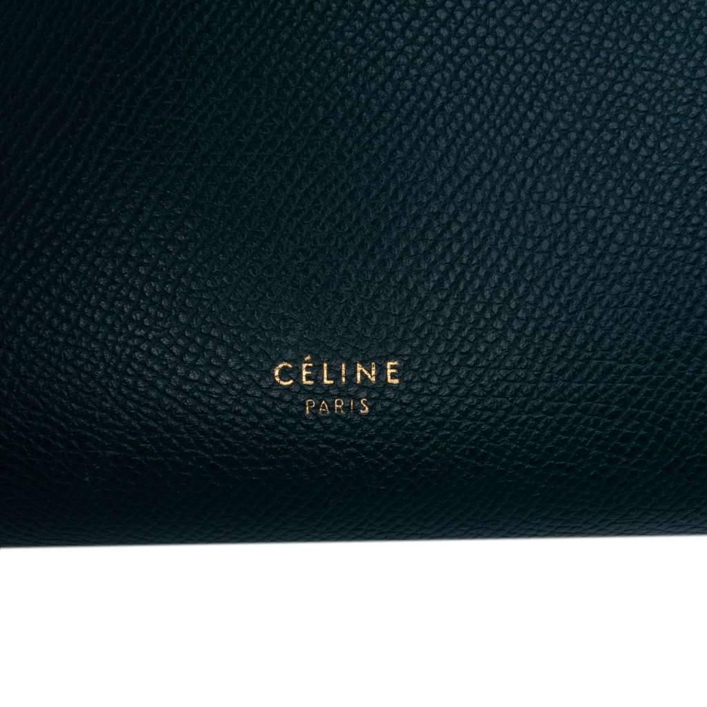 Celine Mini Grained Calfskin Belt Satchel - Side view