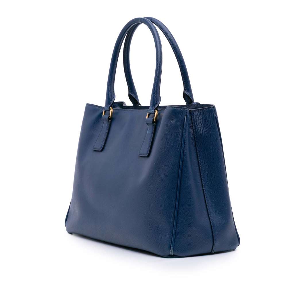 Prada Medium Saffiano Lux Galleria Satchel - Back view