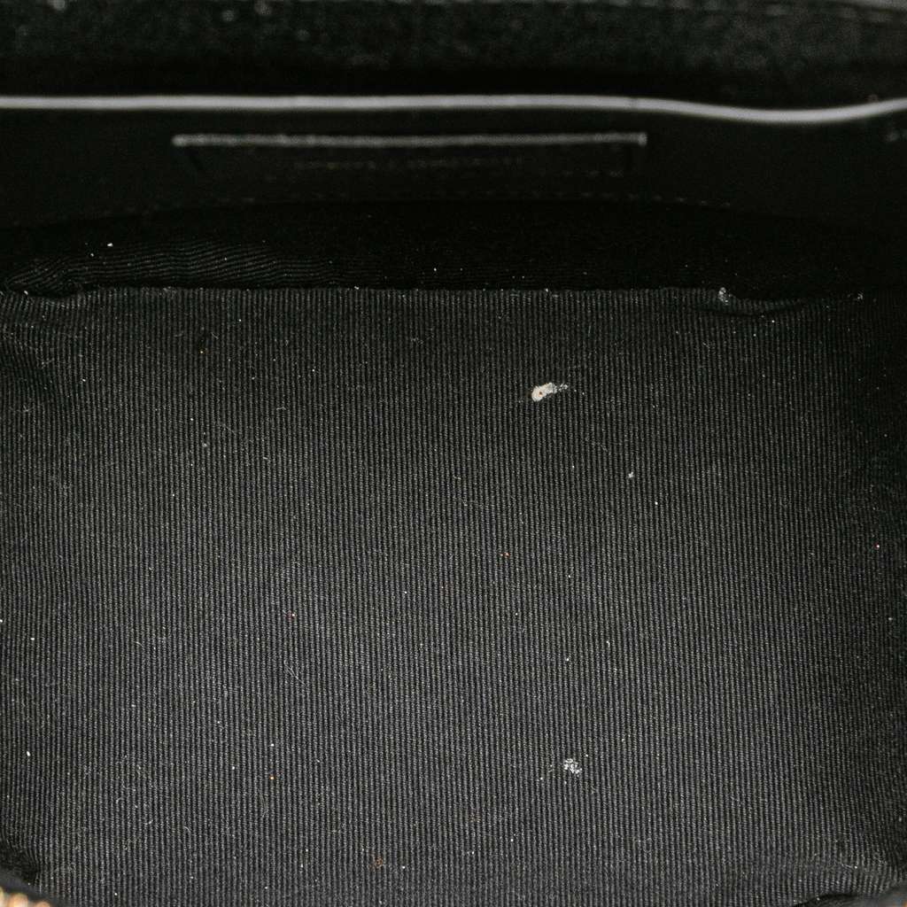 Saint Laurent Grain de Poudre Quilted 80's Vanity Bag - 4