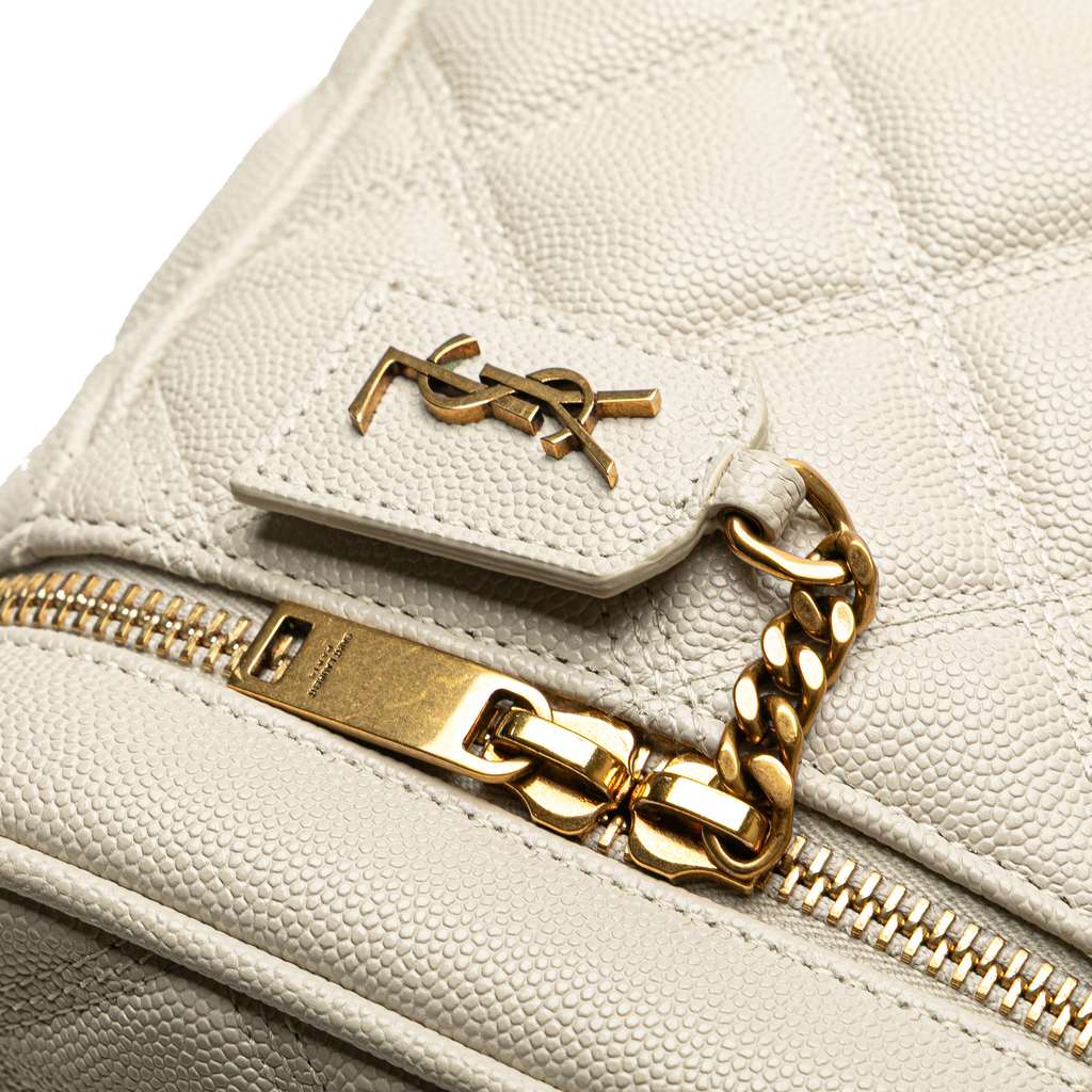 Saint Laurent Grain de Poudre Quilted 80's Vanity Bag - Detail 2