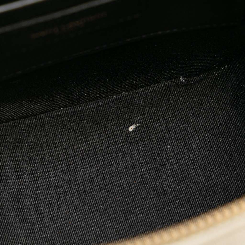 Saint Laurent Grain de Poudre Quilted 80's Vanity Bag - Image 10