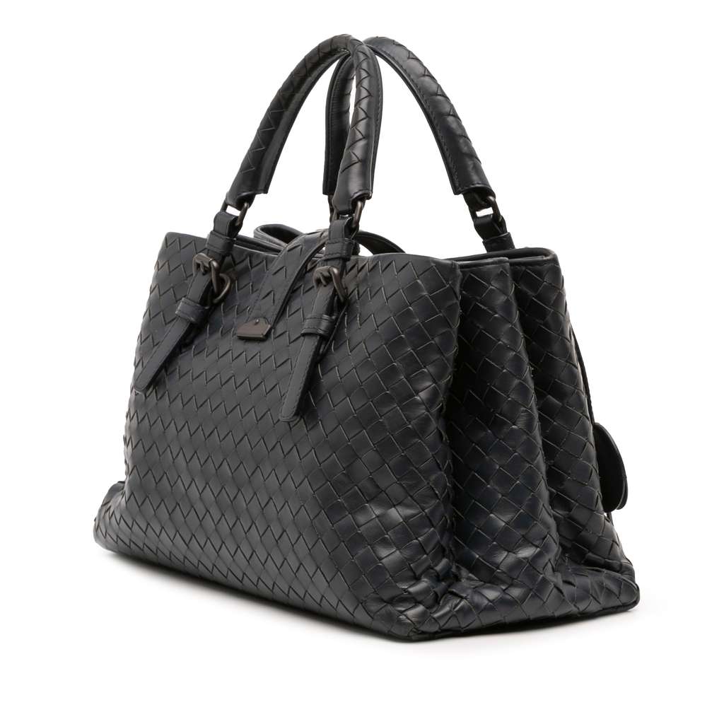 Bottega Veneta Small Nappa Intrecciato Roma Satchel - 2