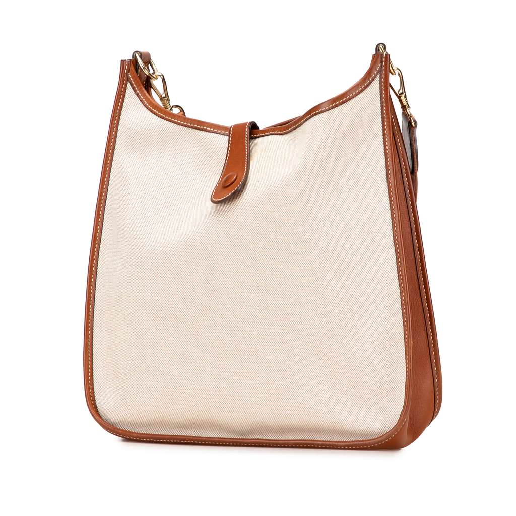 Hermès Toile and Barenia Evelyne GM - 2
