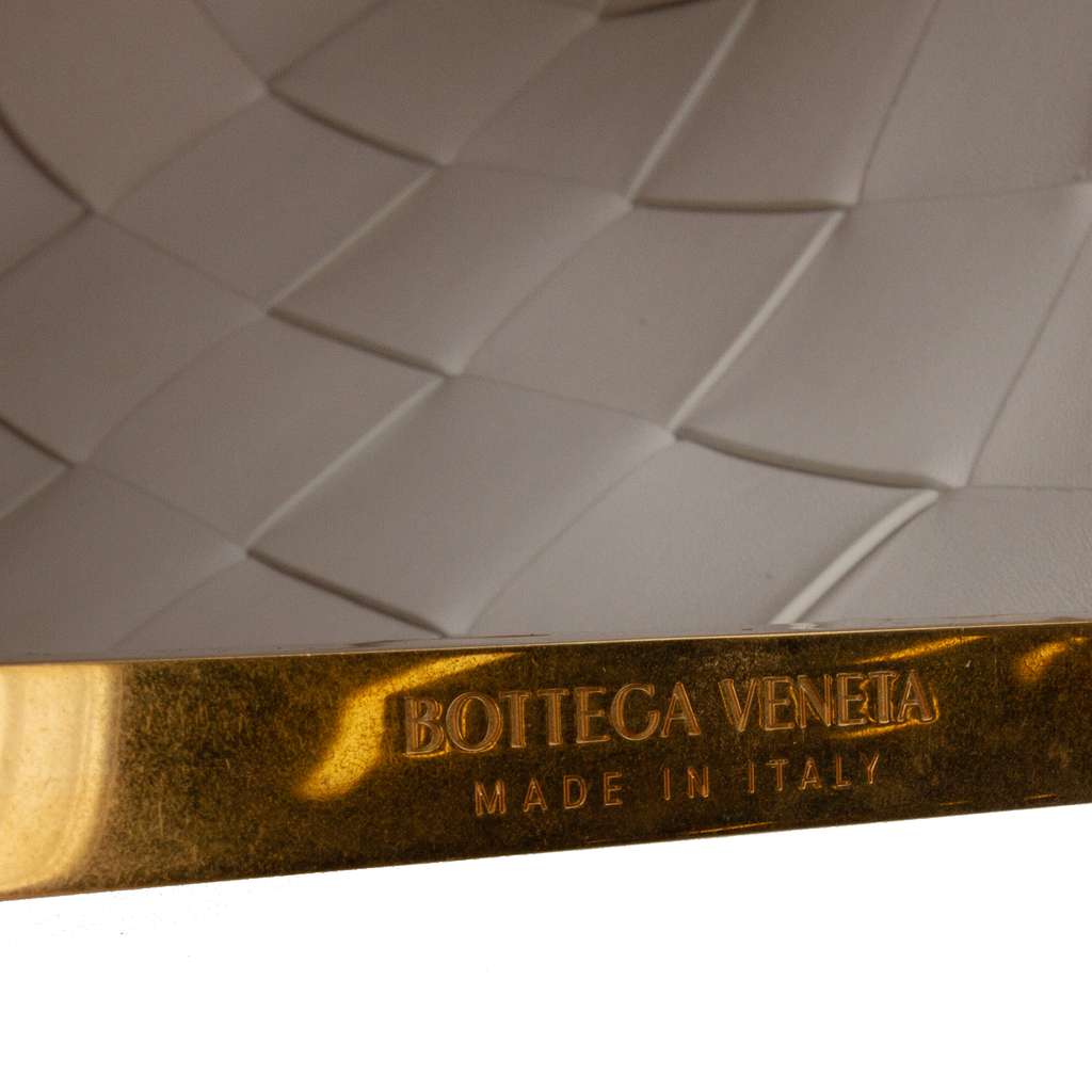 Bottega Veneta Lambskin Maxi Intrecciato The Snap Clutch - Side view