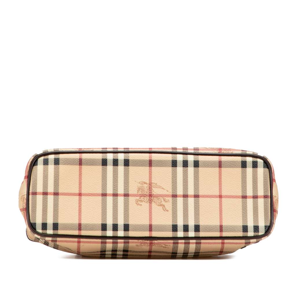 Burberry Haymarket Check Coated Canvas Tote - Image 6