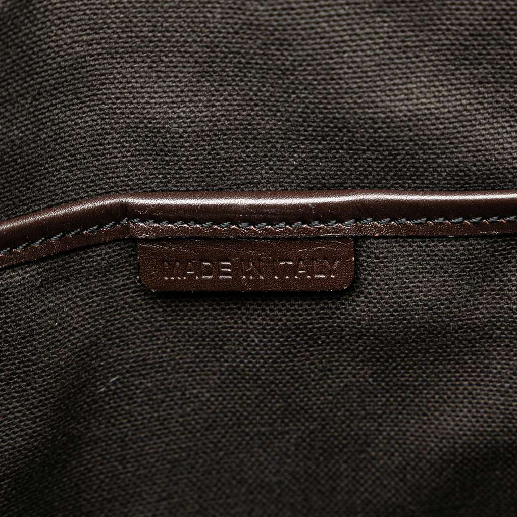 Burberry Haymarket Check Coated Canvas Tote - Side view