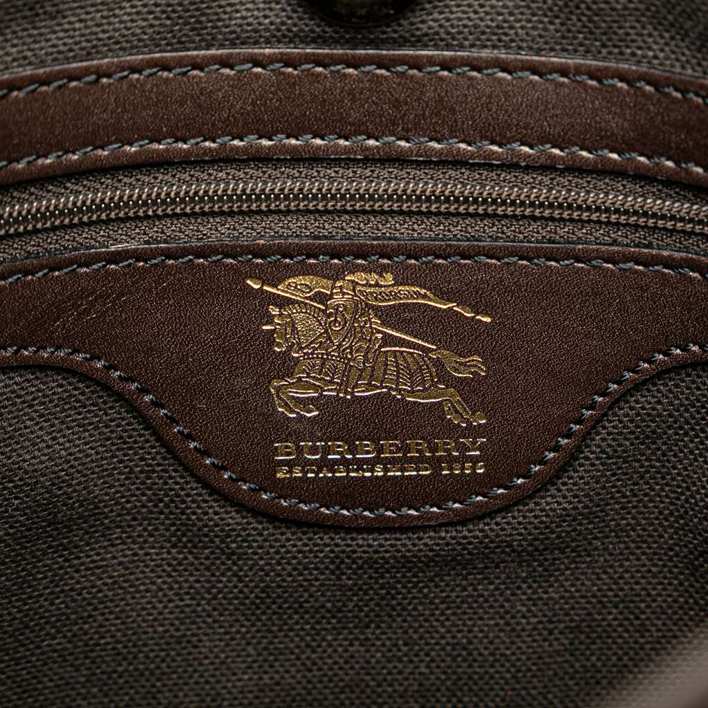 Burberry Haymarket Check Coated Canvas Tote - Detail 2