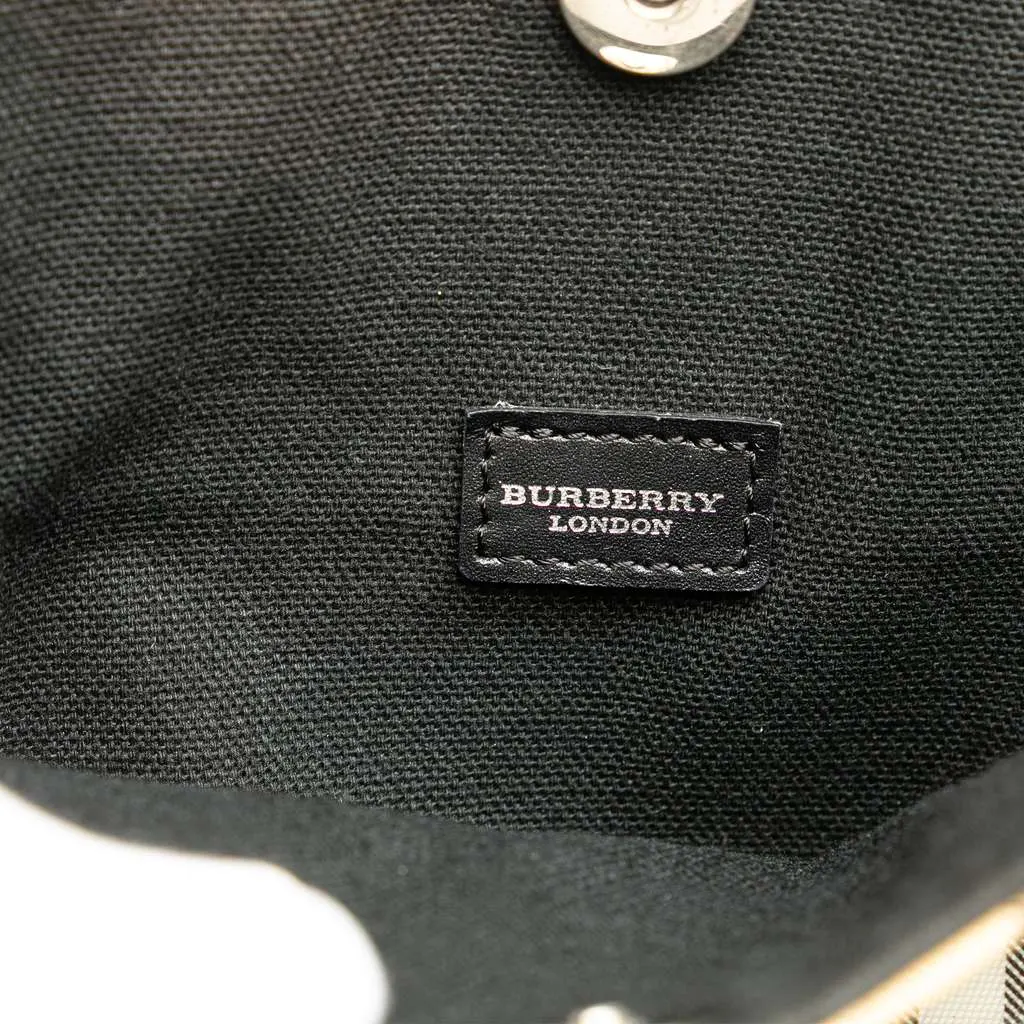 Burberry House Check Coated Canvas Tote Brown Canvas Good - Box View