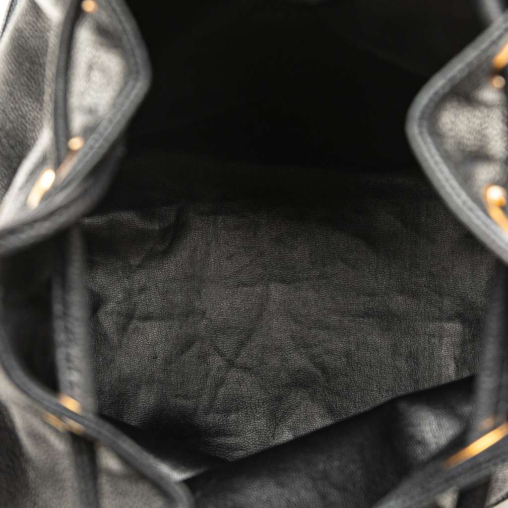 Chanel Caviar Triple CC Drawstring Bucket Bag - 4