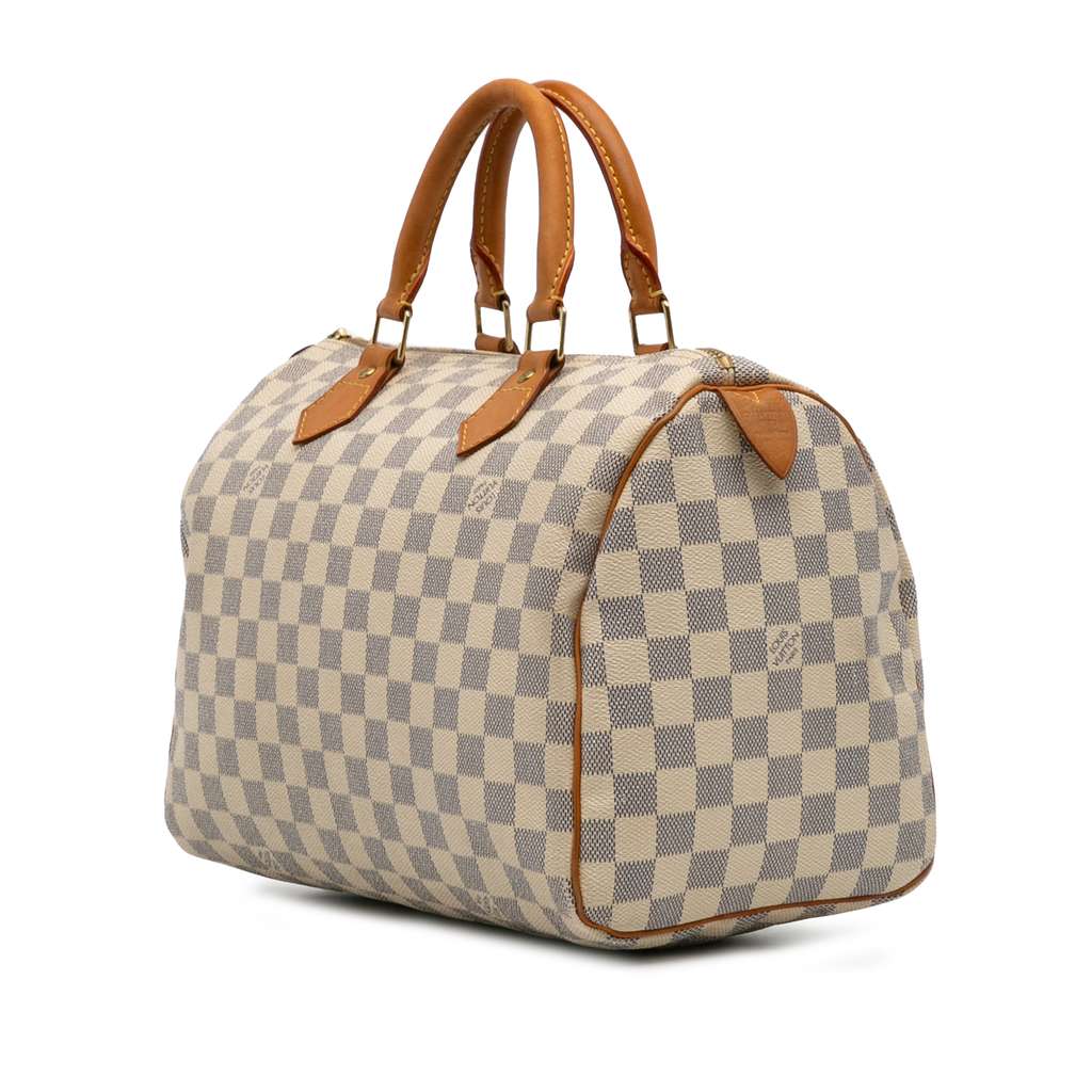 Louis Vuitton Damier Azur Speedy 30 - Back view