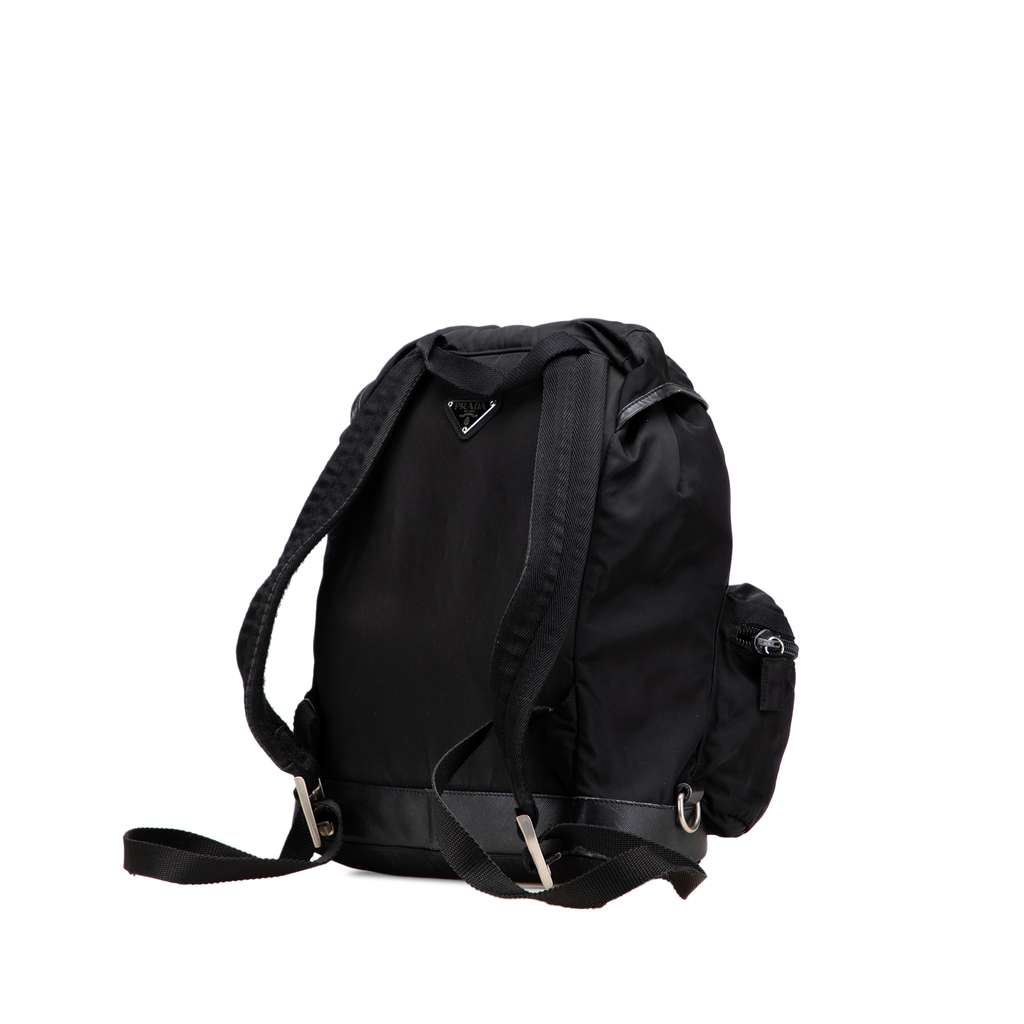 Prada Saffiano Trimmed Tessuto Backpack - 2