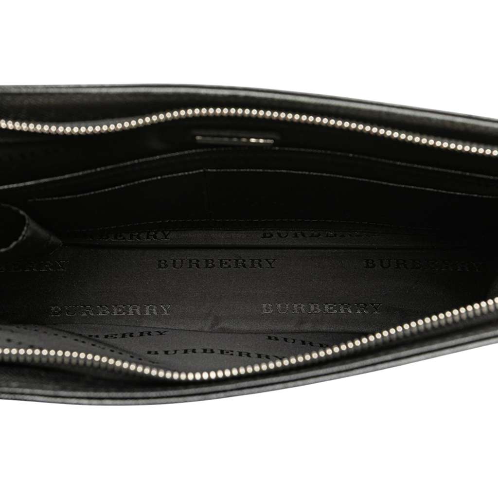 Burberry Leather Clutch - 4