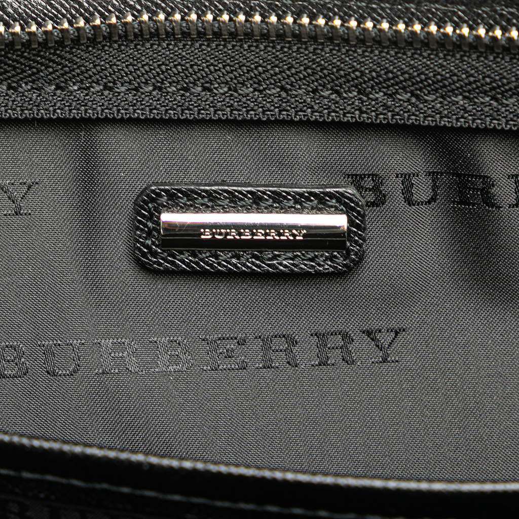 Burberry Leather Clutch - 5