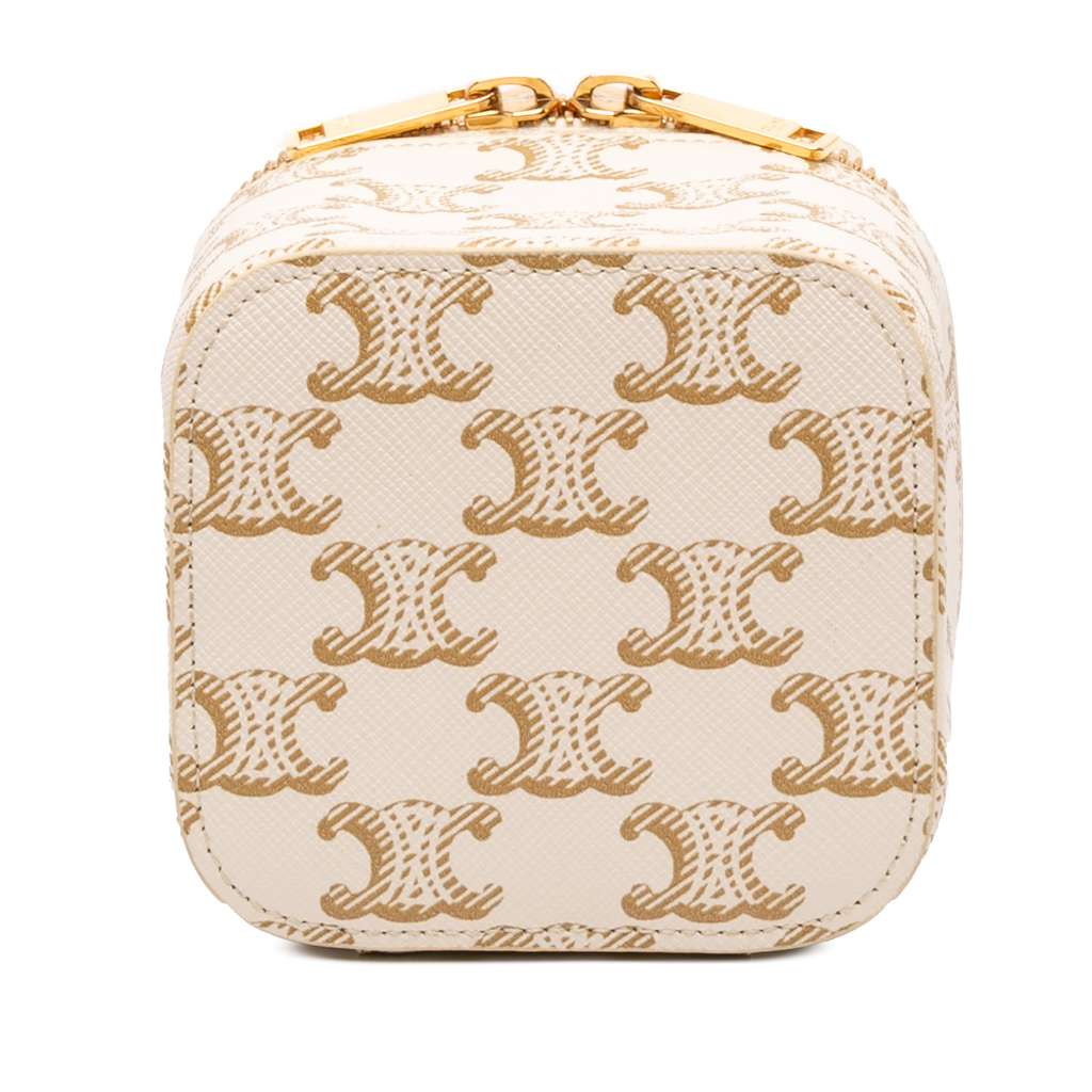 Celine Mini Triomphe Coated Canvas Vanity Case - Image 6