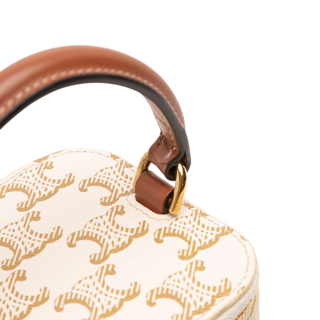 Celine Mini Triomphe Coated Canvas Vanity Case - Detail 2