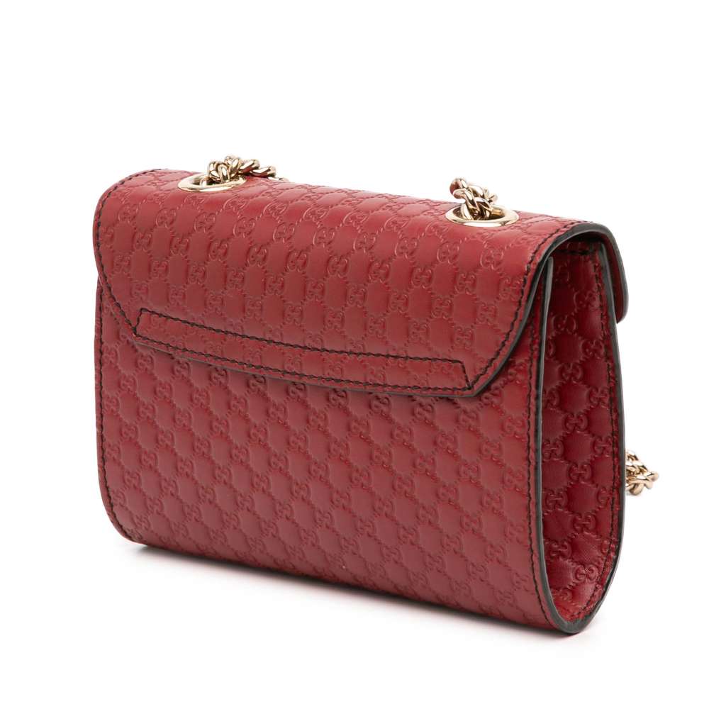 Gucci Mini Microguccissima Emily Crossbody - Back view