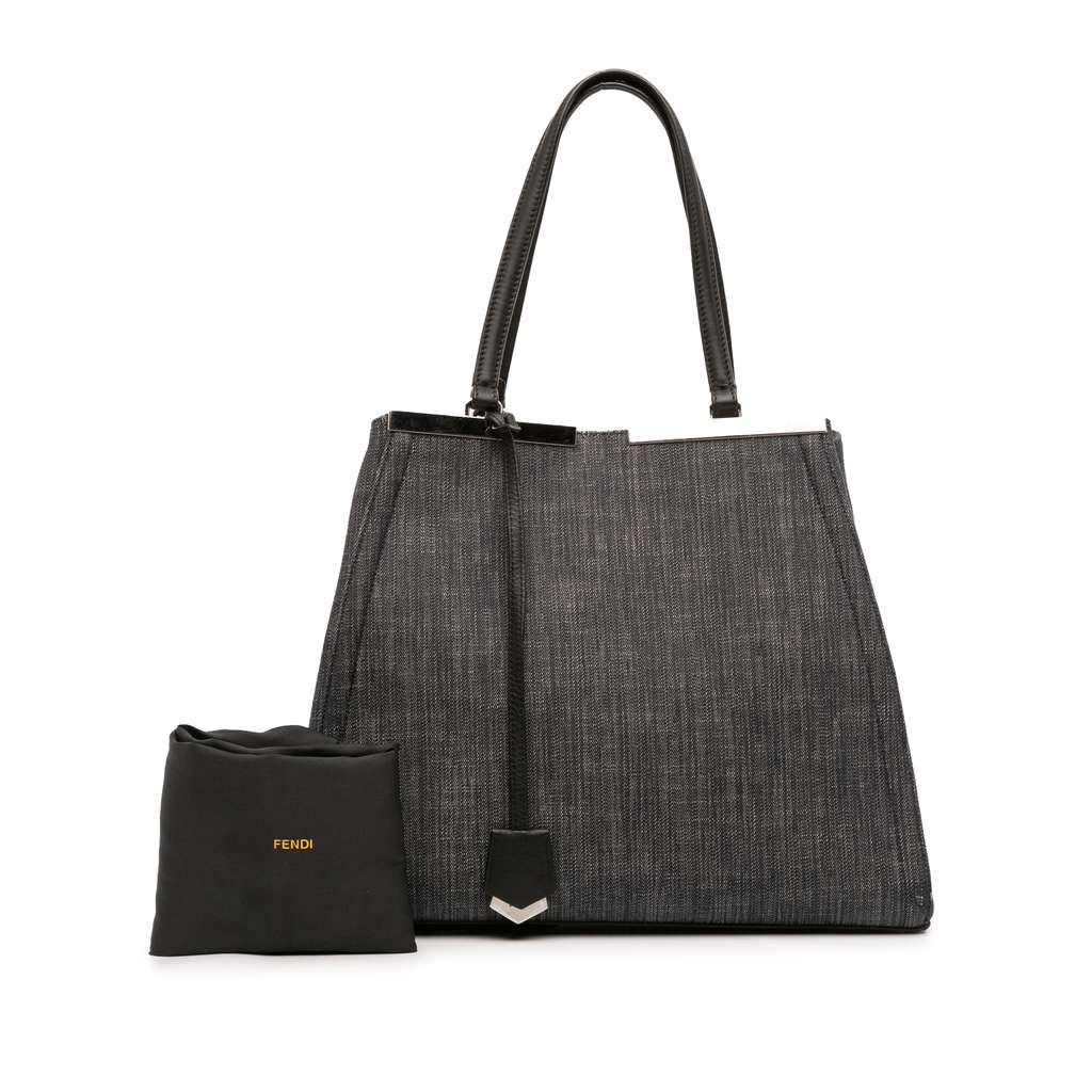 Fendi Denim 3Jours Tote - Image 13