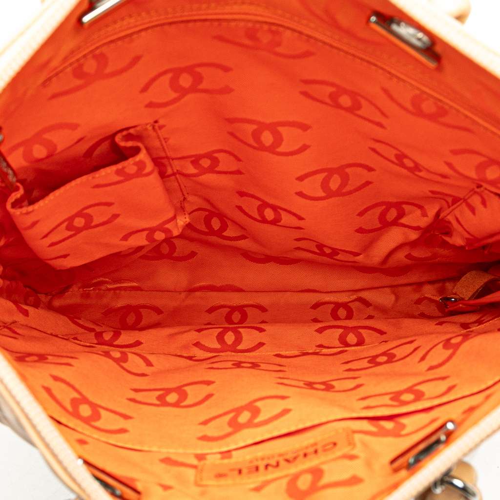 Chanel Quilted Lambskin Cambon Ligne Flat Tote - 4