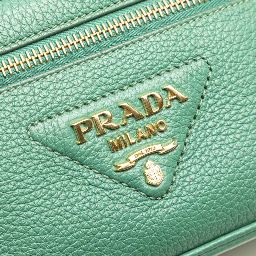 Prada Mini Vitello Daino Vanity Top Handle Bag - Detail 2