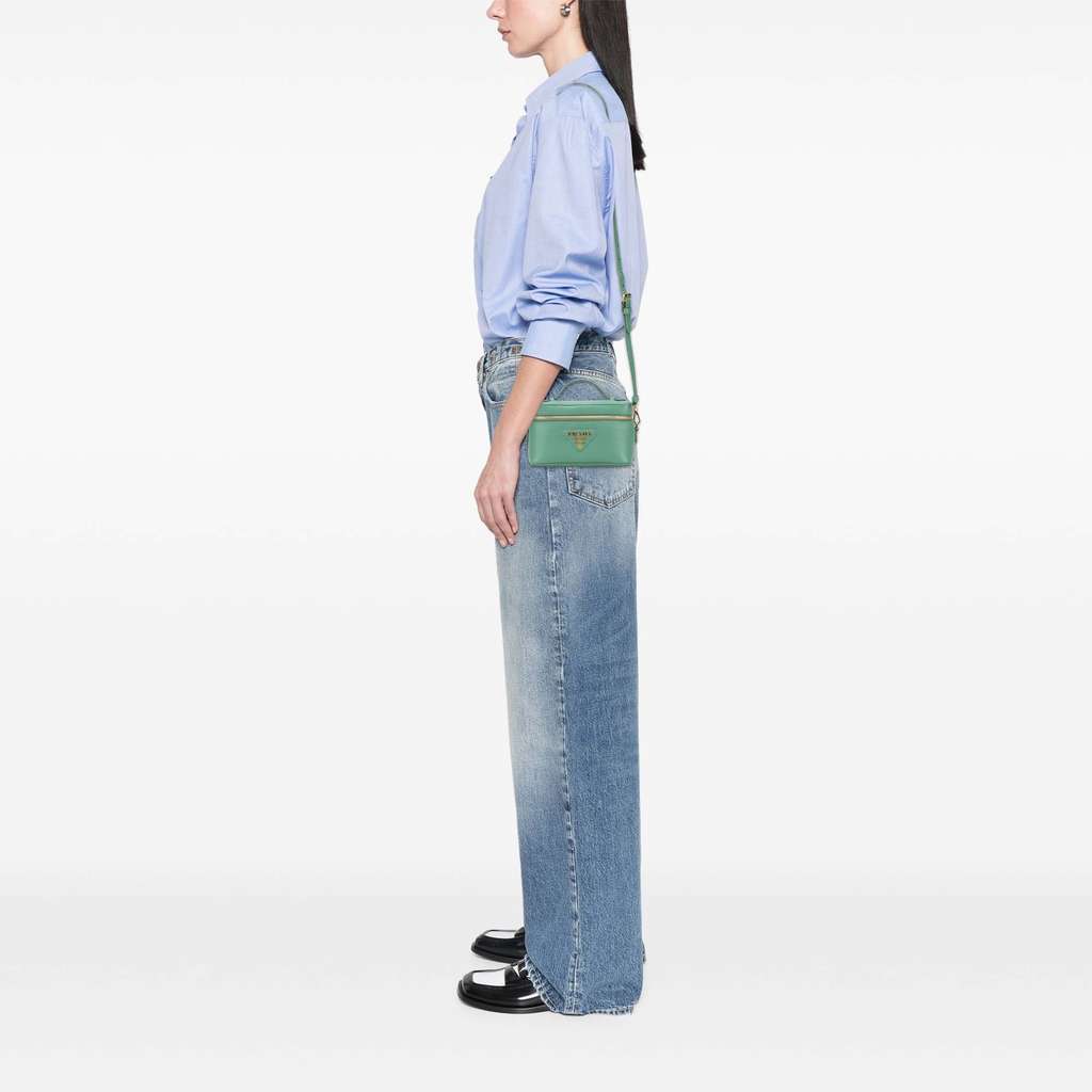 Prada Mini Vitello Daino Vanity Top Handle Bag - Image 11