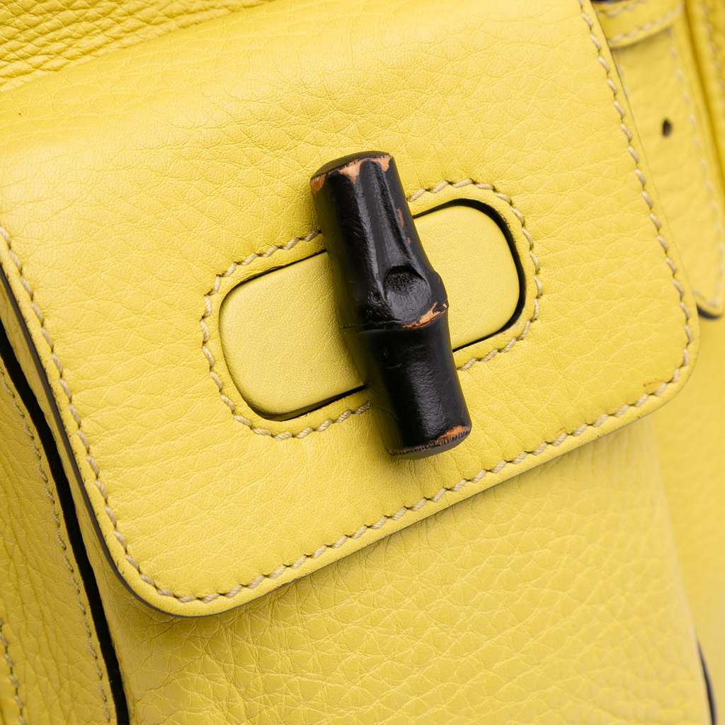 Gucci Leather Bamboo Tassel Backpack - Detail 2