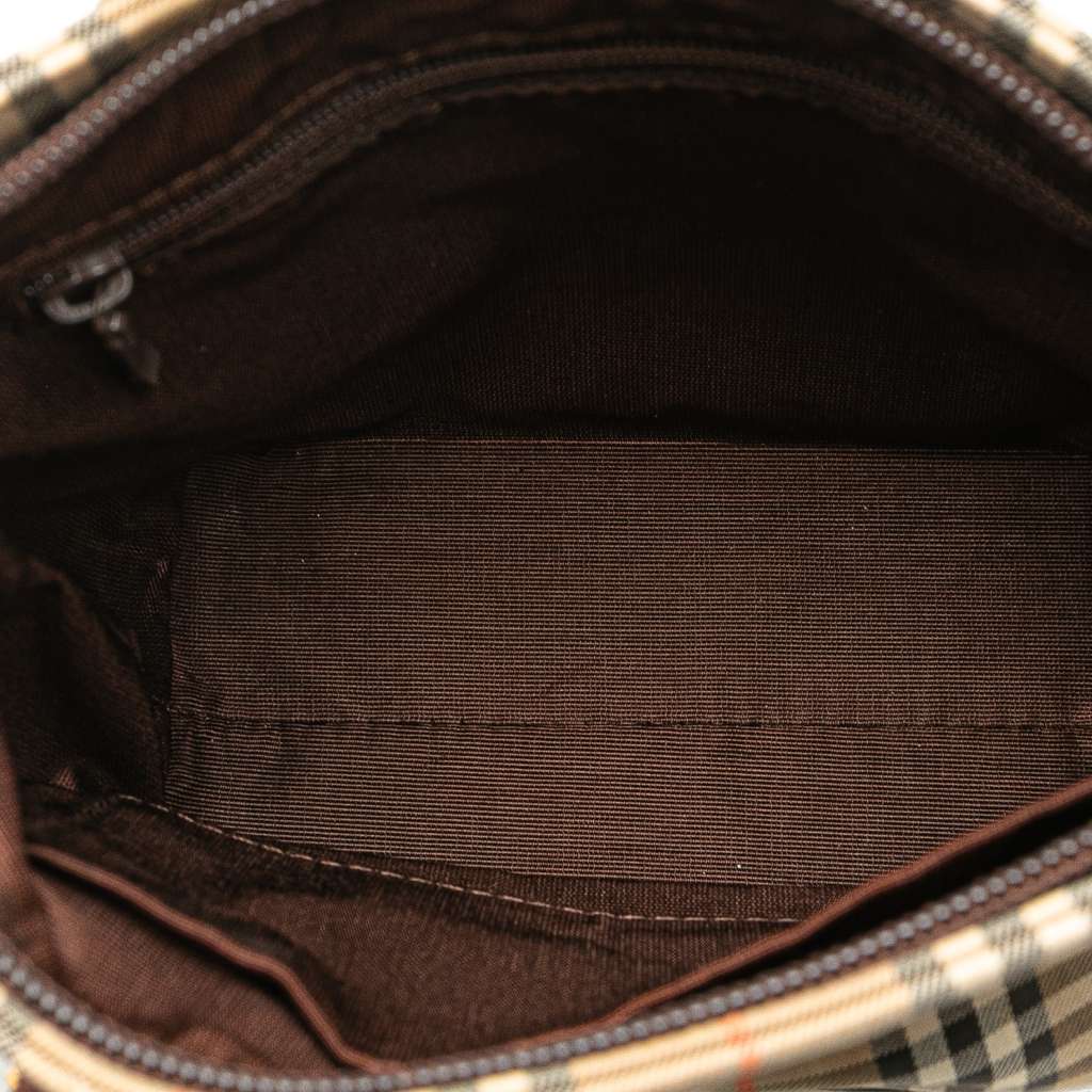 Burberry Haymarket Check Canvas Handbag - 4