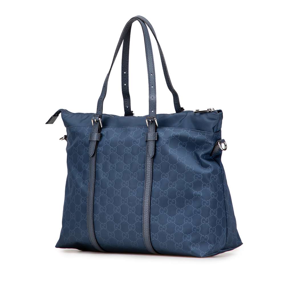 Gucci GG Nylon Satchel - Back view