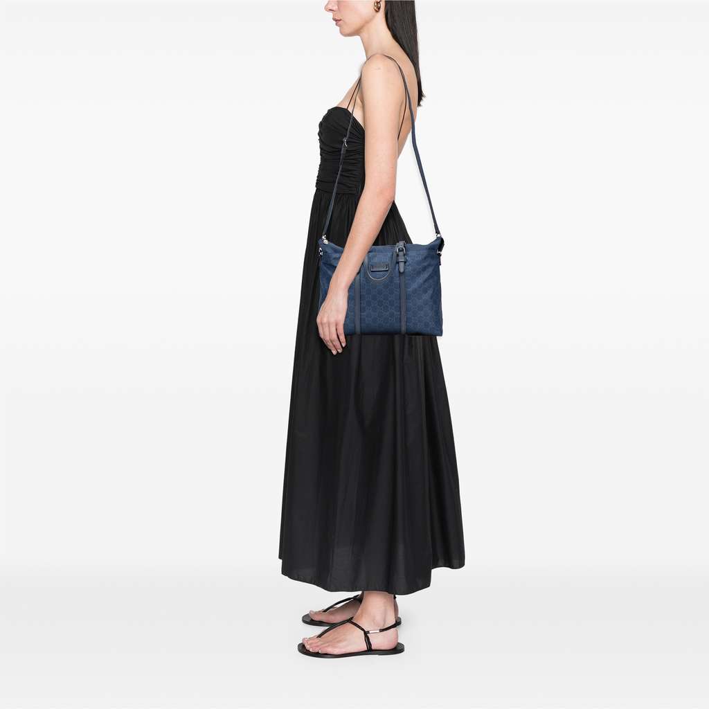 Gucci GG Nylon Satchel - Image 12