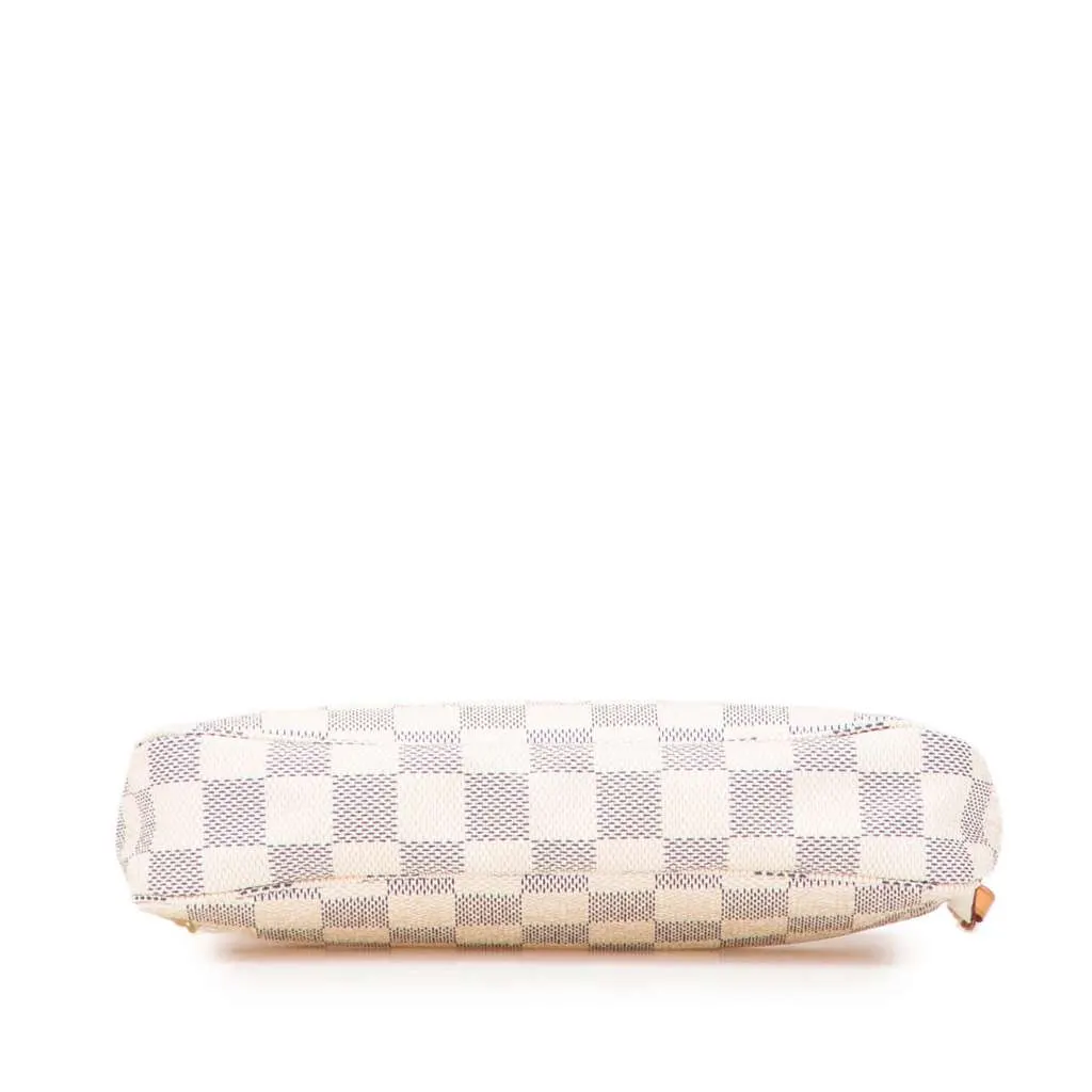 Louis Vuitton Damier Azur Pochette Accessoires White Canvas Good - Inside View