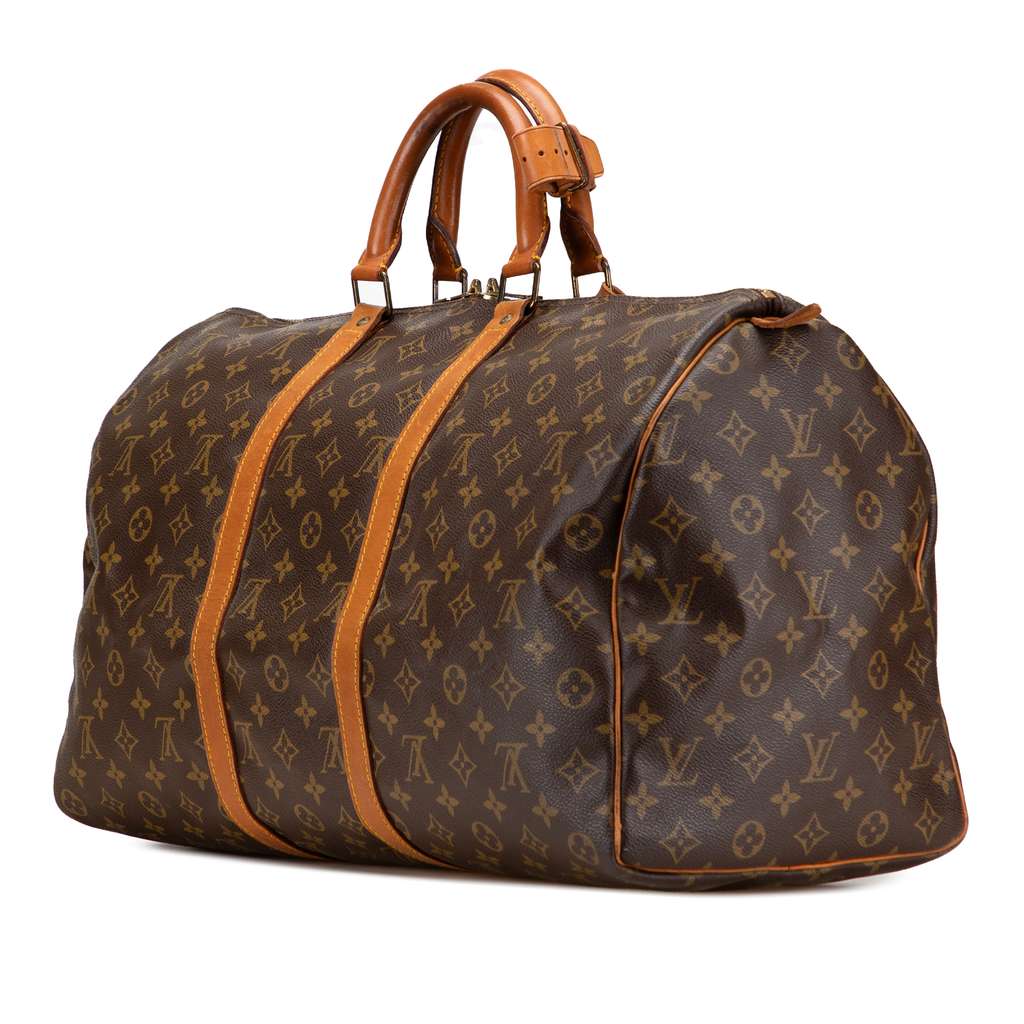 Louis Vuitton Monogram Keepall 50 - Back view