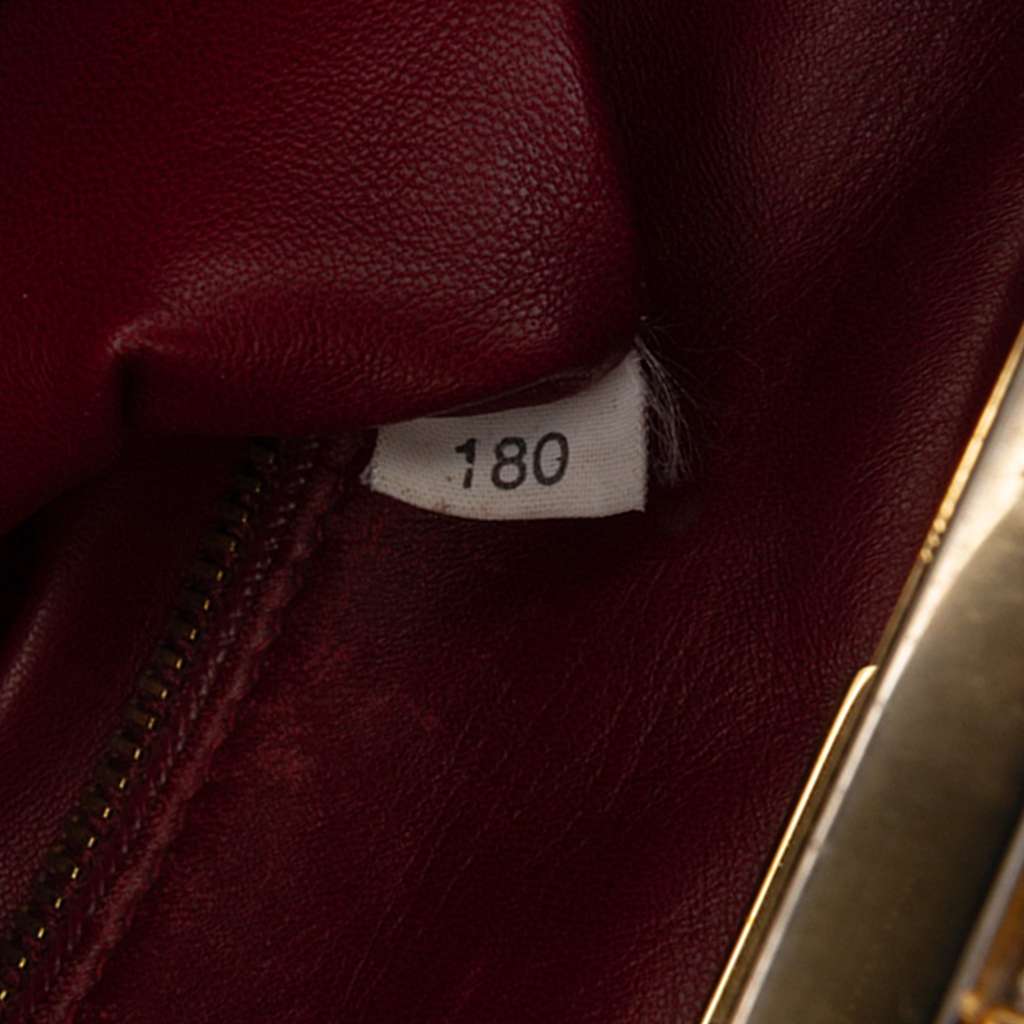 Prada Saffiano Lux Pyramid Frame Top Handle Bag - Side view