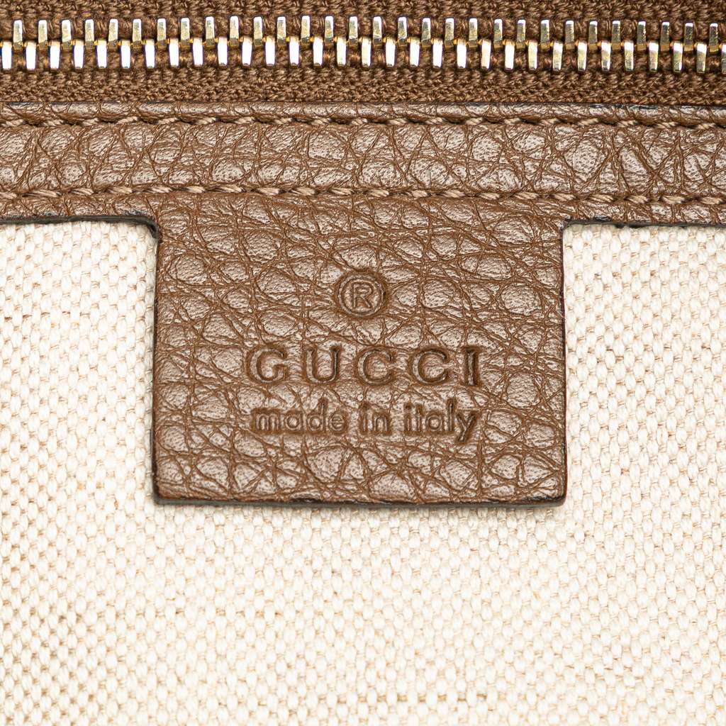 Gucci Large Calfskin Bamboo Shopper Satchel - Side view