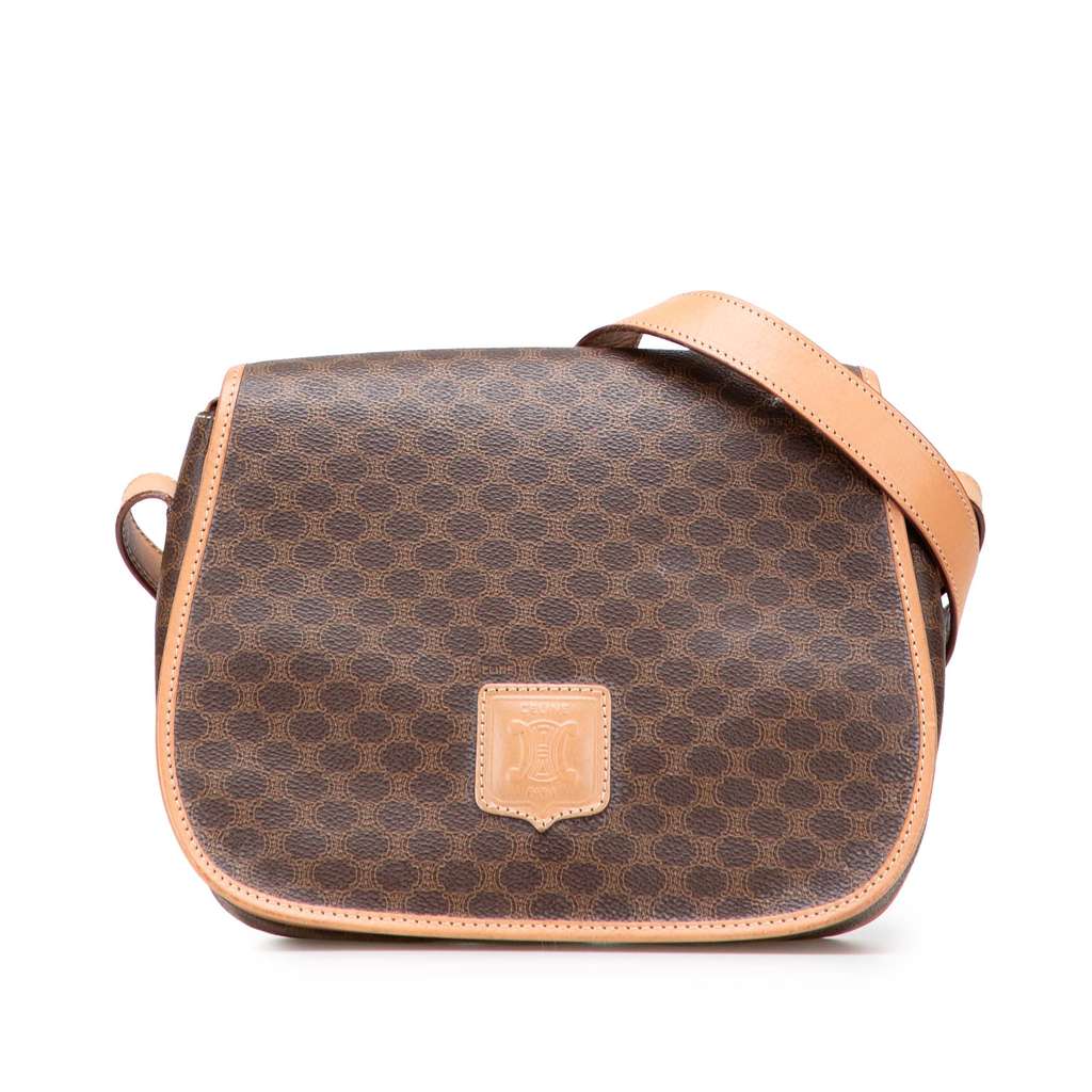 Celine Macadam Coated Canvas Crossbody