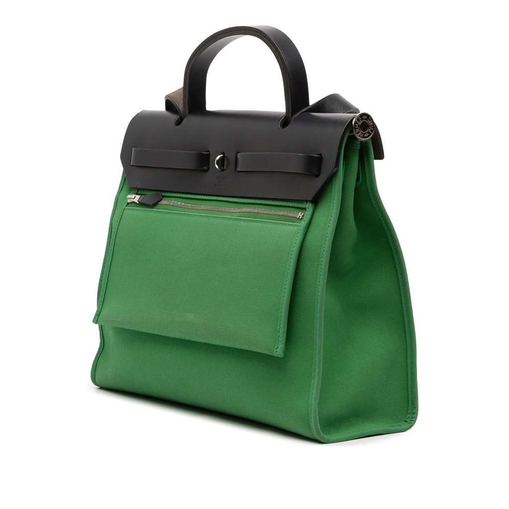 Hermès Toile Herbag Zip 31 - Back view