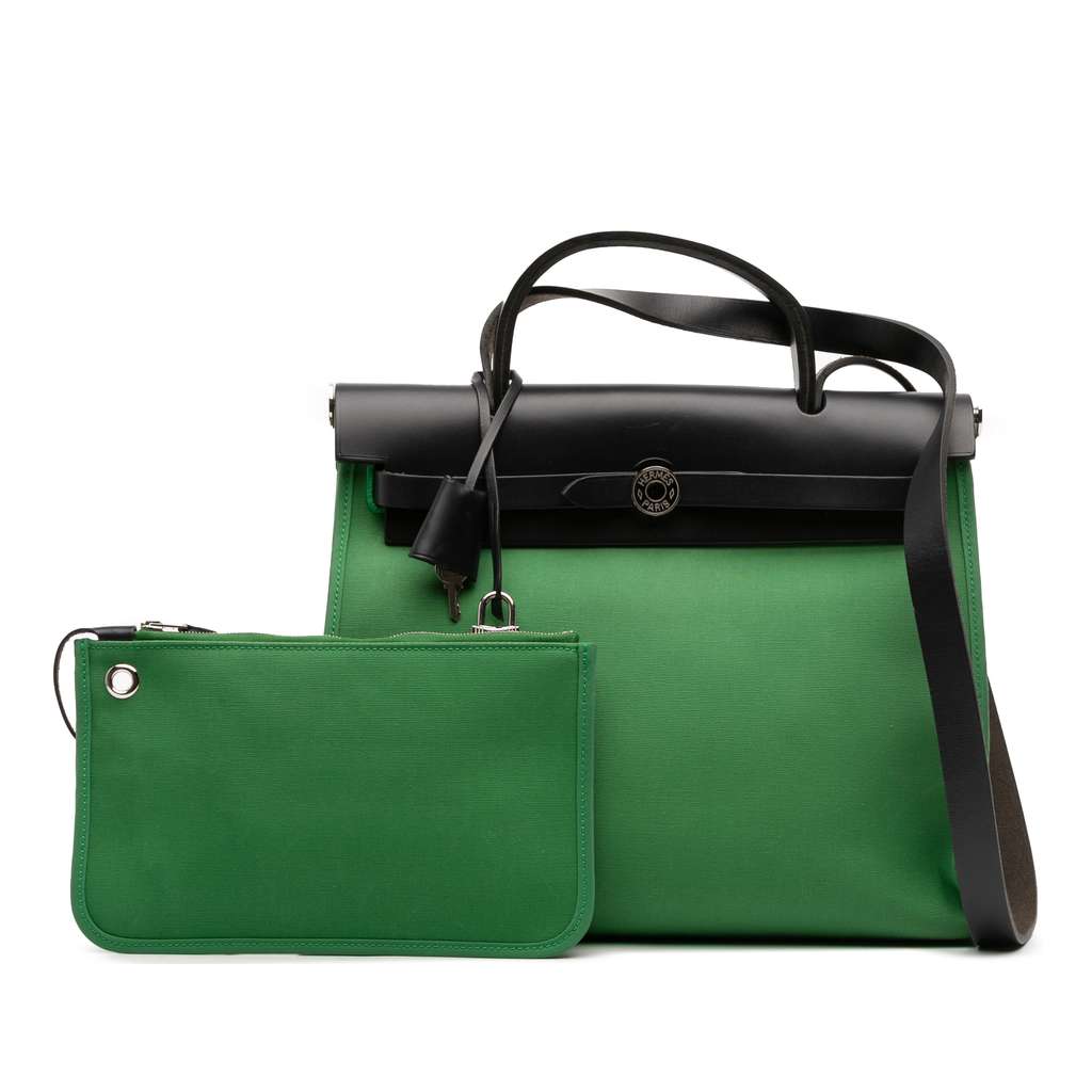 Hermès Toile Herbag Zip 31 - Image 11