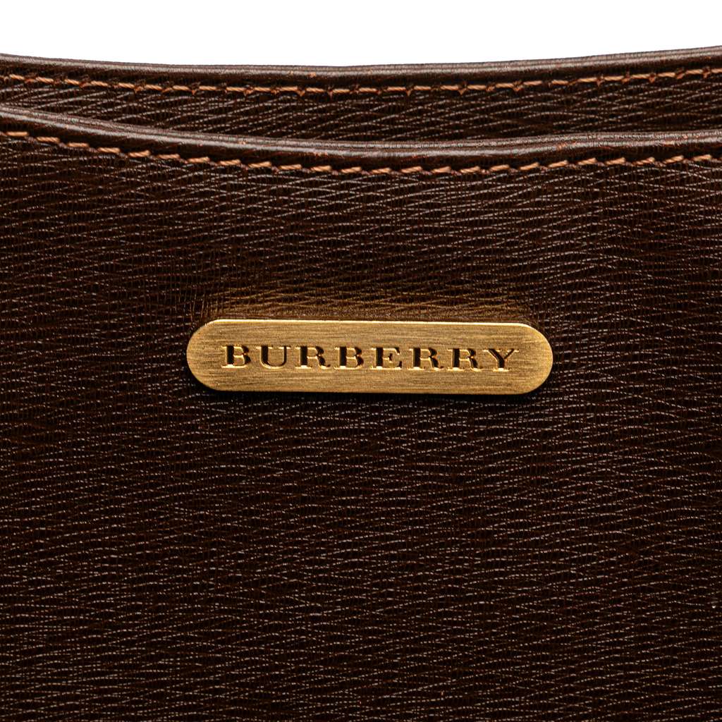 Burberry Leather Shoulder Bag - 5