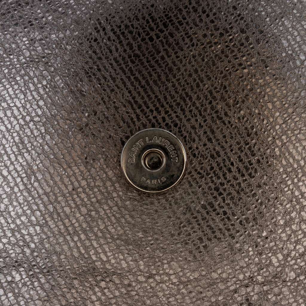 Saint Laurent Medium Metallic Leather Monogram Sunset Crossbody - Detail 2