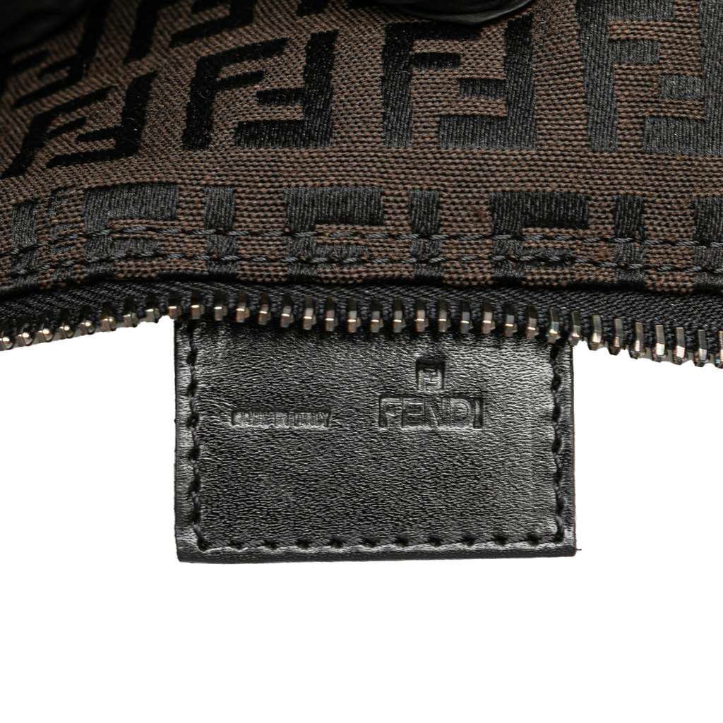 Fendi Small Zucchino Canvas Tote - Side view