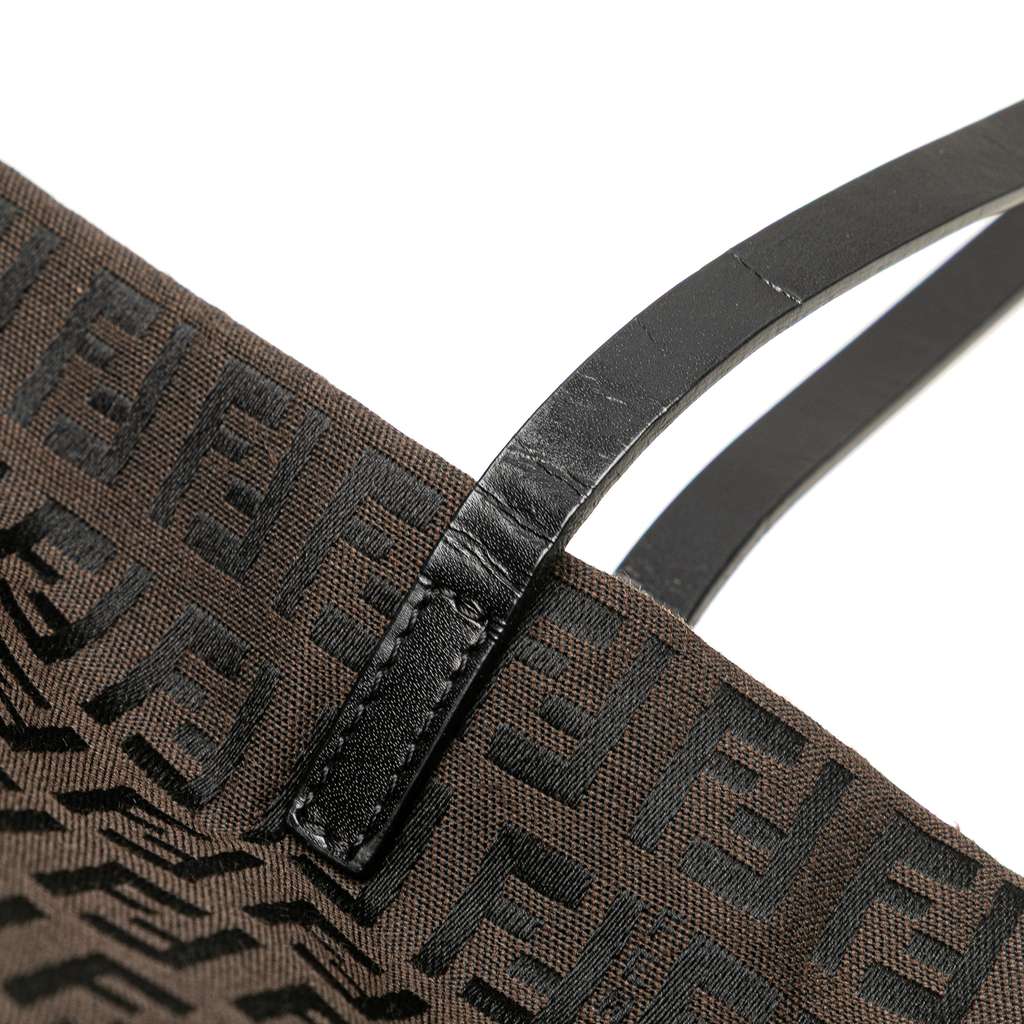 Fendi Small Zucchino Canvas Tote - Image 11