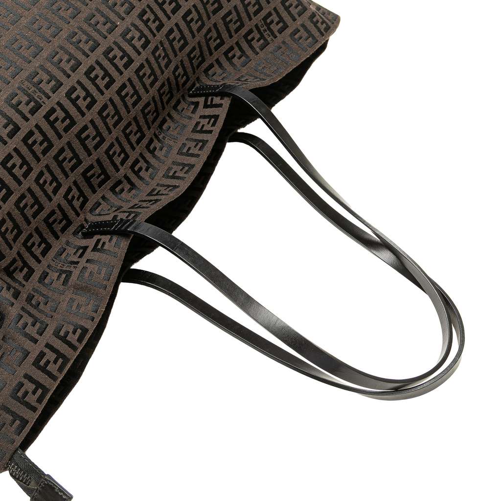 Fendi Small Zucchino Canvas Tote - Image 12