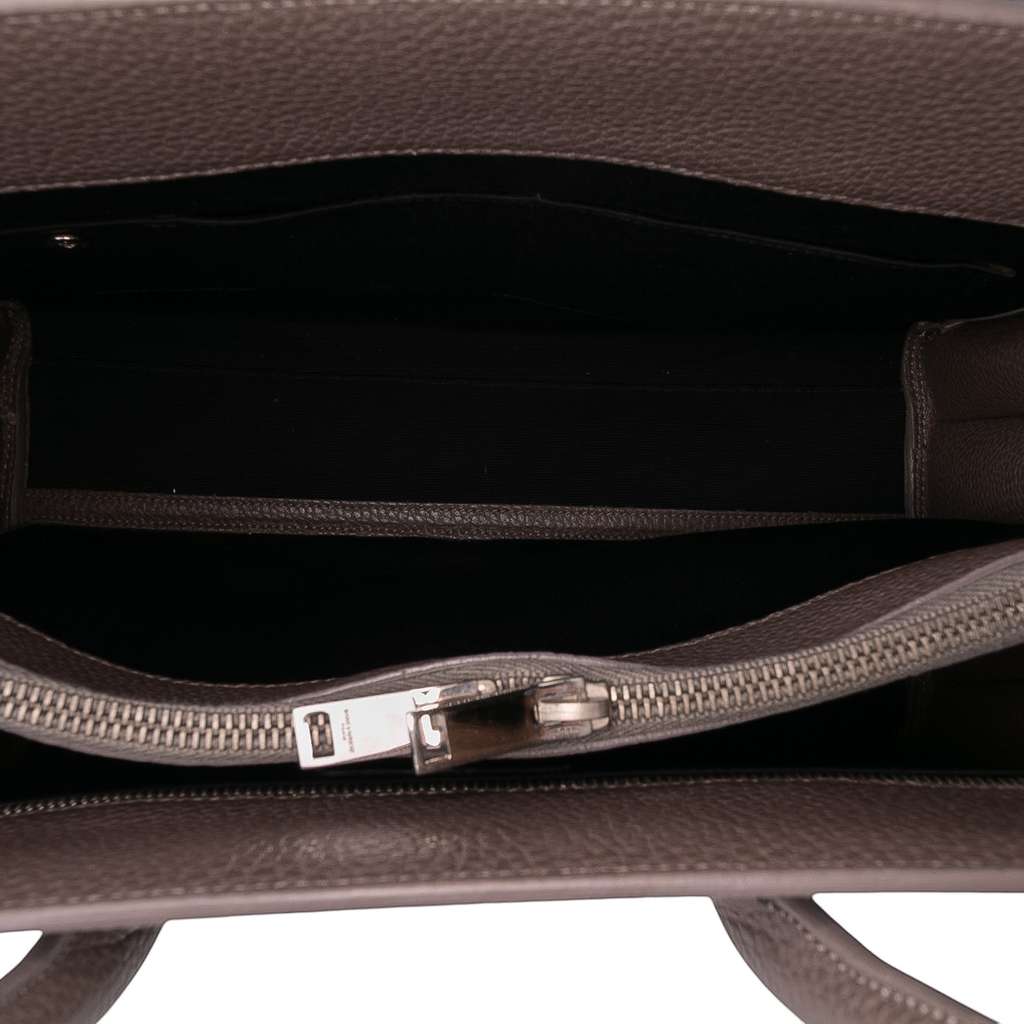 Saint Laurent Small Grained Calfskin Sac De Jour Satchel - 5